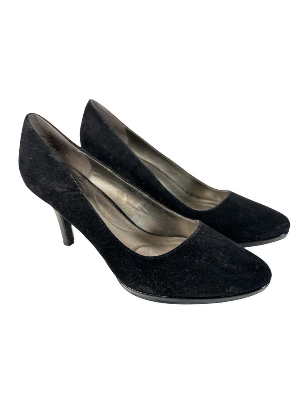 Bandolino Black Pointed Toe Pumps Women 9 Career Office Work Classic Heels